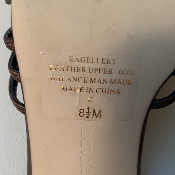 Enzo Angiolini Brown Shimmer Heels - Picture 5 of 7